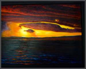 Oil on Canvas    w/o frame ... 26" x 36"